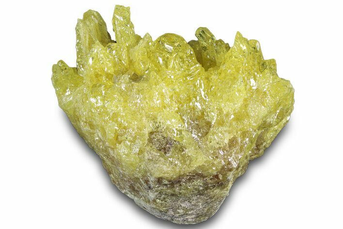 Bright-Yellow Sulfur Crystals - Bolivia #305296